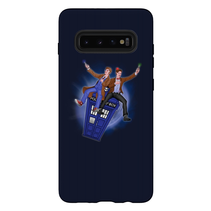 Galaxy S10 plus StrongFit THE DOCTOR'S TIMEY-WIMEY ADVENTURE by SKULLPY