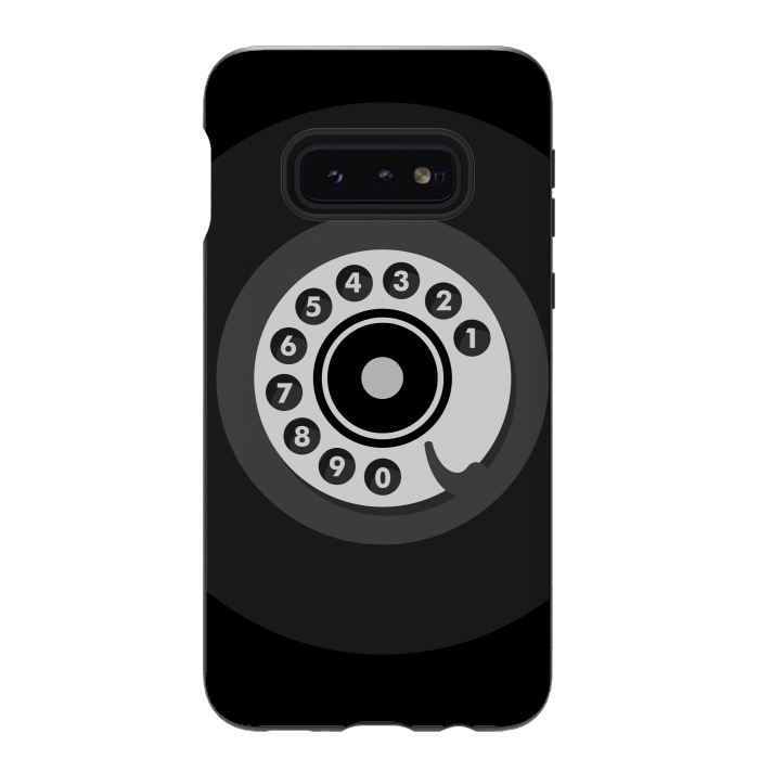 Galaxy S10e StrongFit Vintage Black Phone by Dellán
