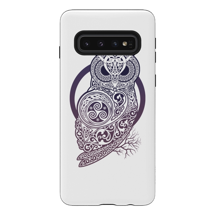 Galaxy S10 StrongFit CELTIC OWL by RAIDHO