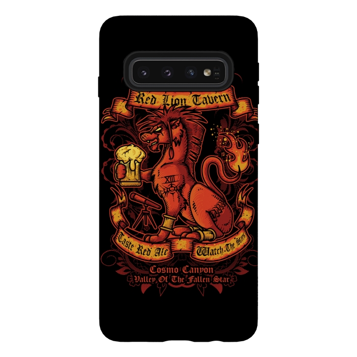 Galaxy S10 StrongFit Red Lion Tavern by Q-Artwork