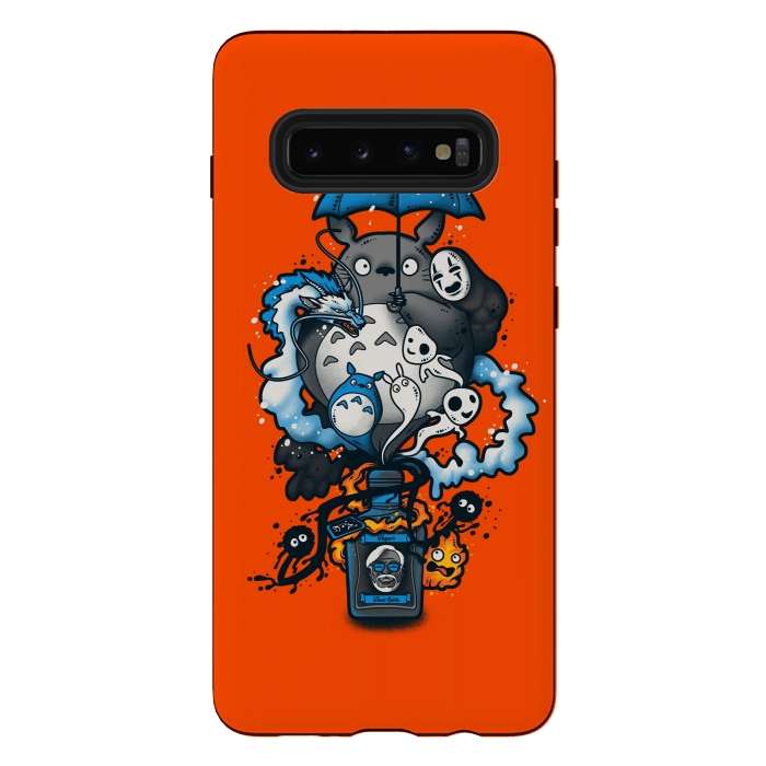 Galaxy S10 plus StrongFit Bottled Spirits by Q-Artwork
