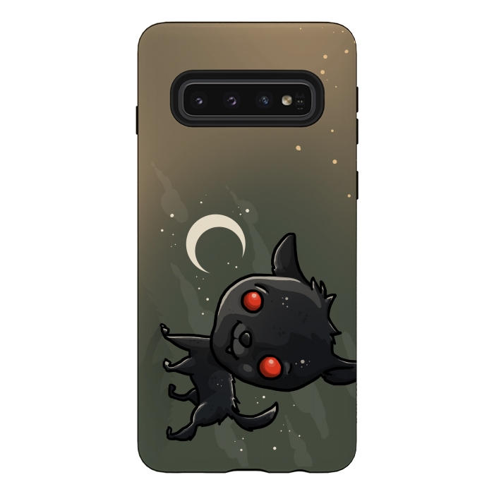 Galaxy S10 StrongFit Cute Black Shuck by Q-Artwork