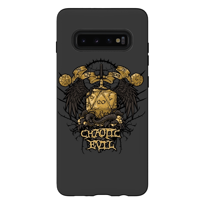 Galaxy S10 plus StrongFit Chaotic Evil by Q-Artwork