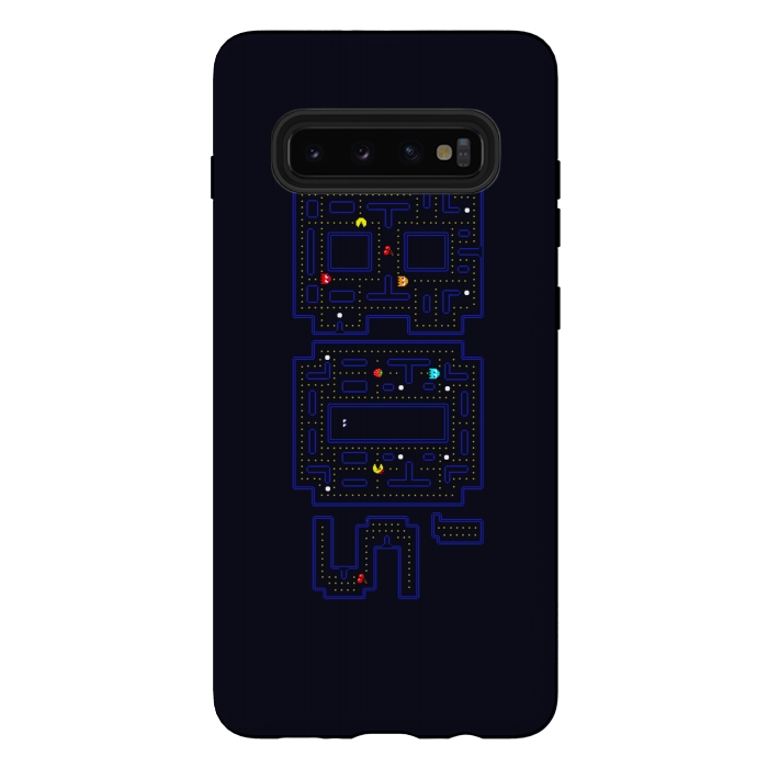 Galaxy S10 plus StrongFit FEELING 80'S - PACMAN by SKULLPY