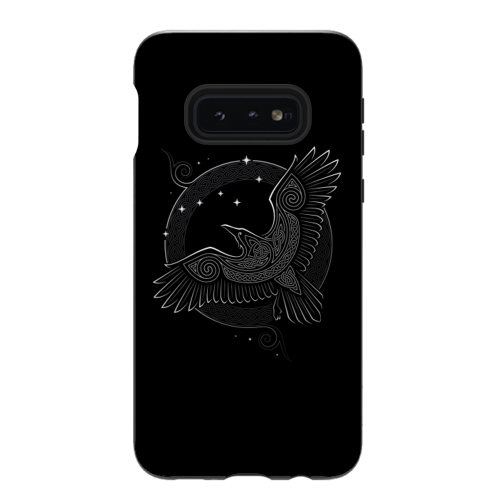 Galaxy S10e StrongFit NORTHERN RAVEN ( Path to the North ) by RAIDHO