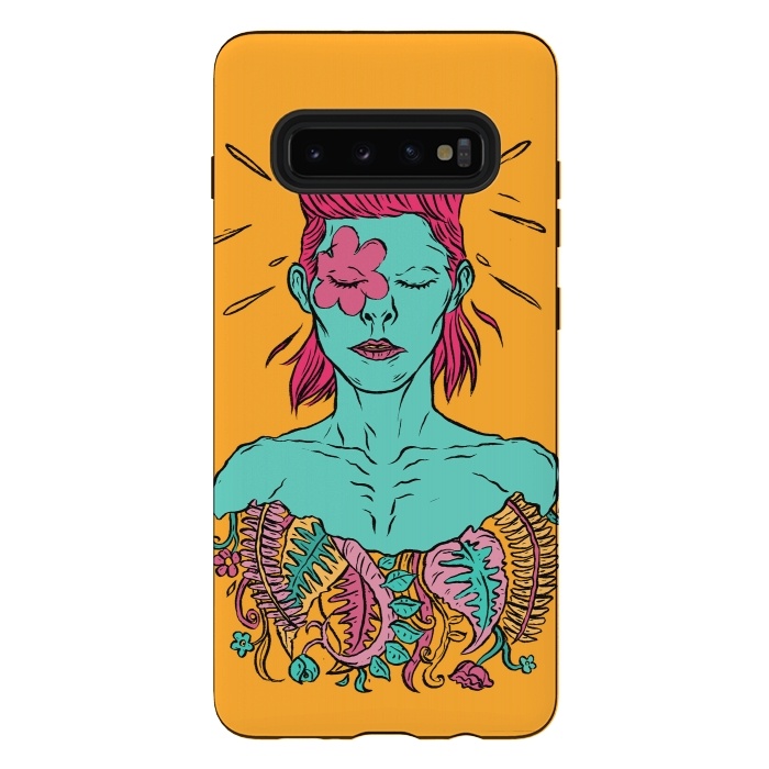 Galaxy S10 plus StrongFit Bowie by Ilustrata