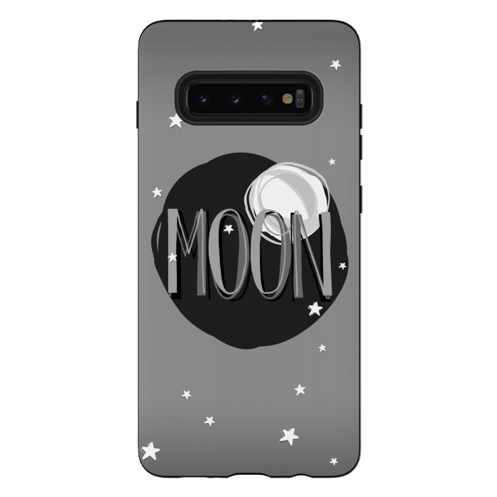 Galaxy S10 plus StrongFit Bright Moon & Stars by Dellán