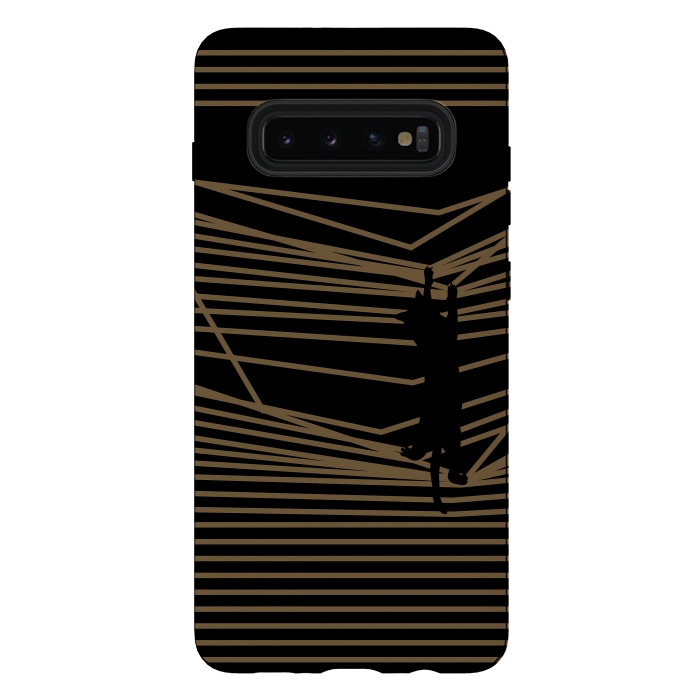 Galaxy S10 plus StrongFit Cats & Blinds by Vó Maria