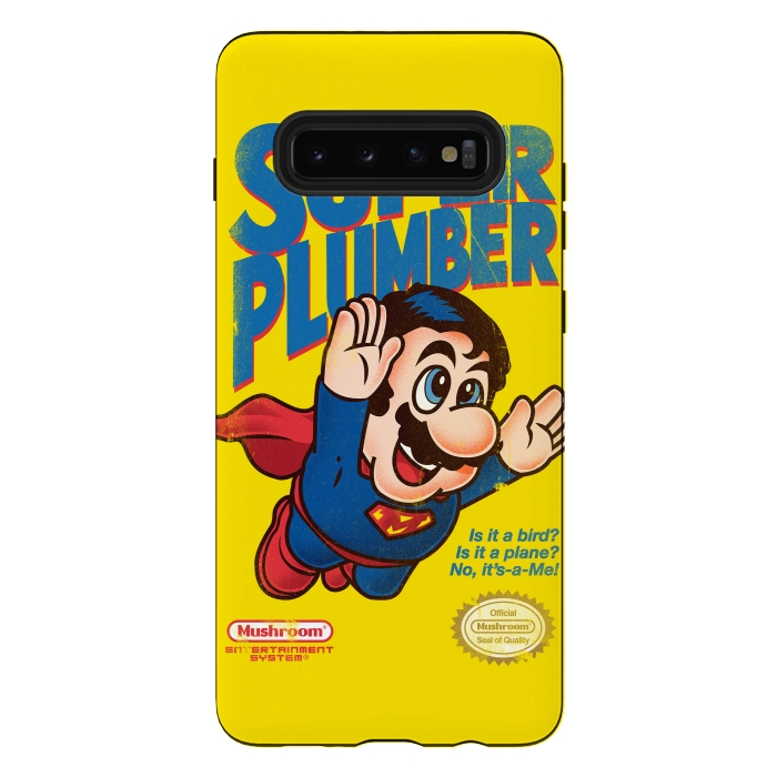 Galaxy S10 plus StrongFit Super Plumber by Vó Maria