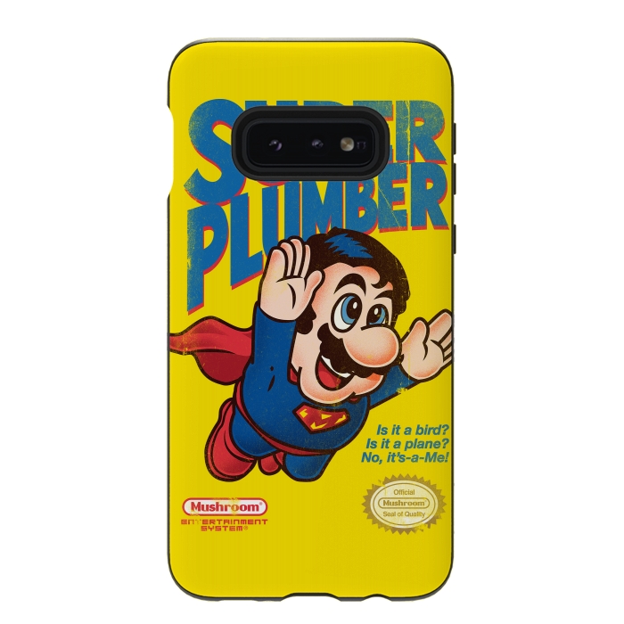 Galaxy S10e StrongFit Super Plumber by Vó Maria