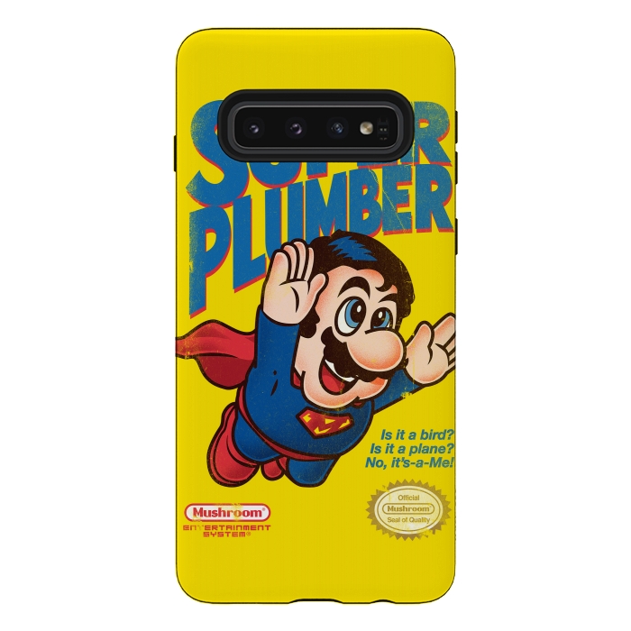 Galaxy S10 StrongFit Super Plumber by Vó Maria