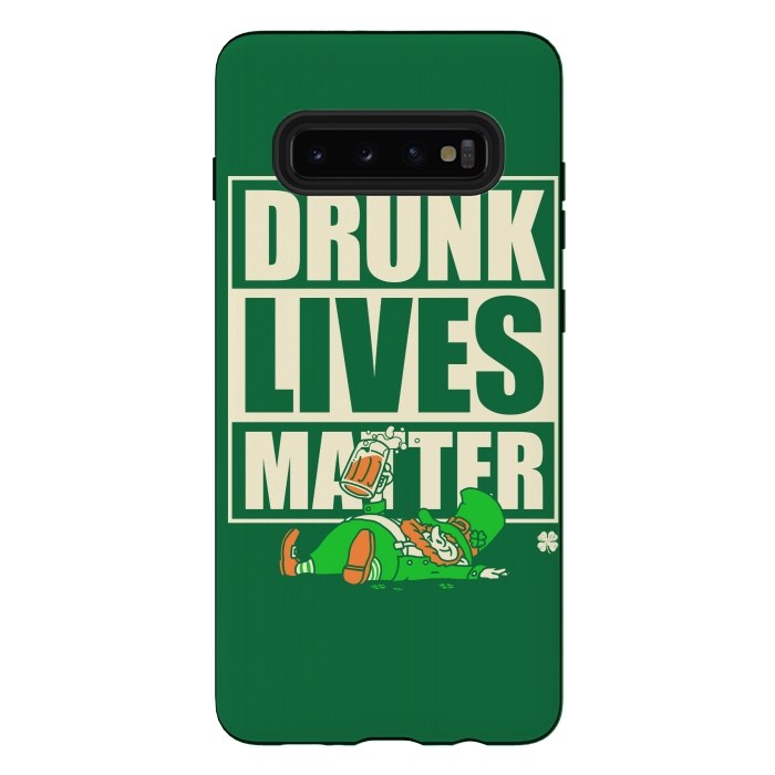 Galaxy S10 plus StrongFit Drunk Lives Matter by Vó Maria