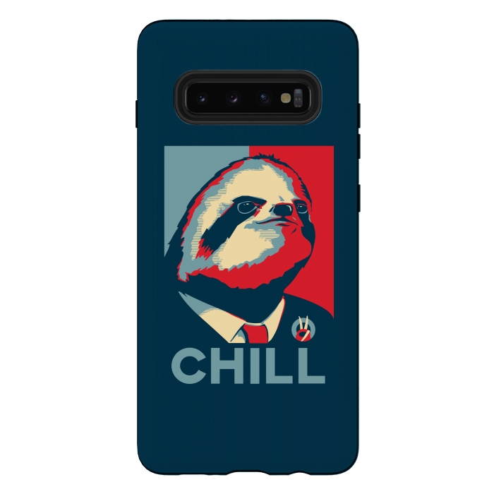 Galaxy S10 plus StrongFit Sloth For President by Grant Stephen Shepley