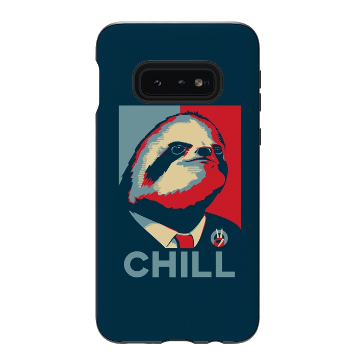 Galaxy S10e StrongFit Sloth For President by Grant Stephen Shepley