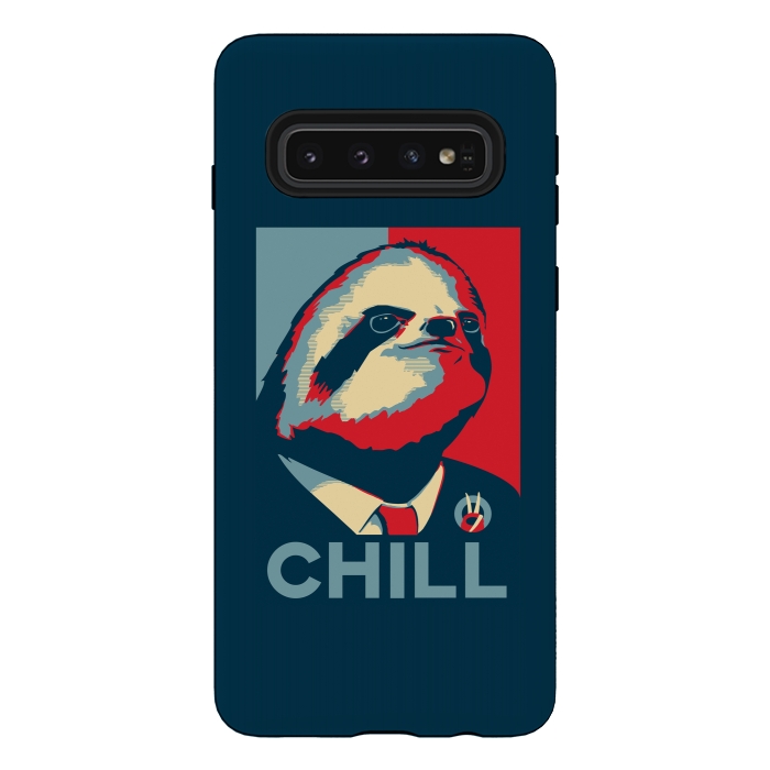 Galaxy S10 StrongFit Sloth For President by Grant Stephen Shepley