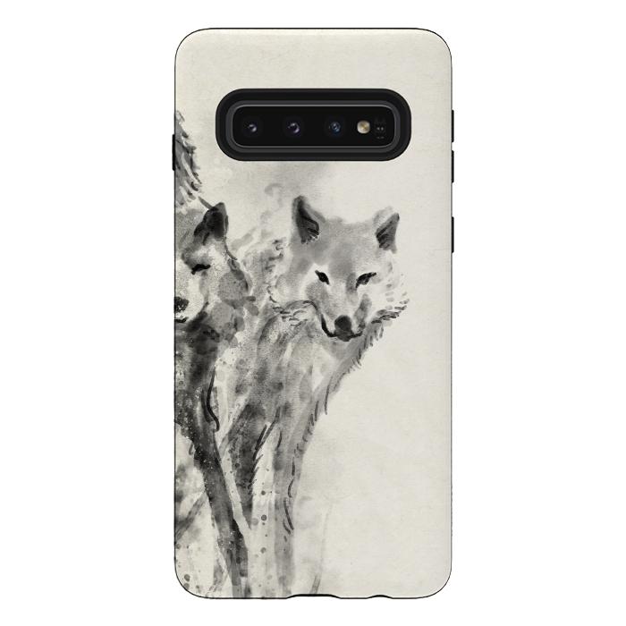 Galaxy S10 StrongFit Wild Wolf by 38 Sunsets