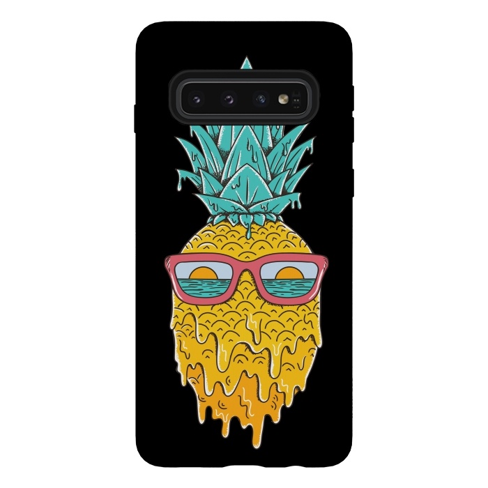 Galaxy S10 StrongFit Pineapple Summer by Coffee Man