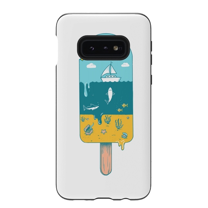 Galaxy S10e StrongFit Melted Landscape by Coffee Man