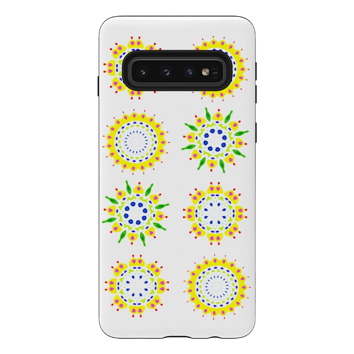 Galaxy S10 StrongFit Springtime  by Bettie * Blue