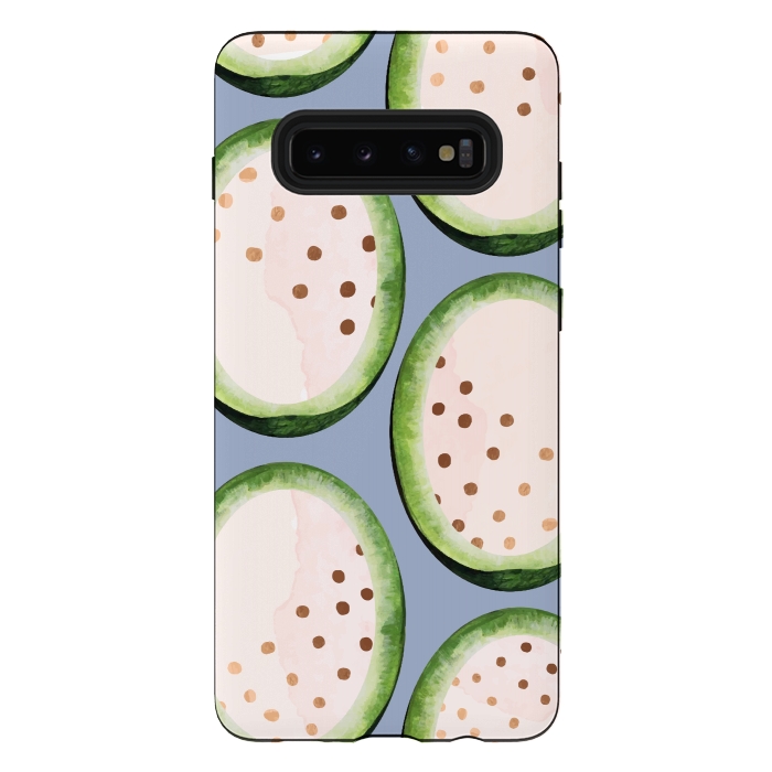 Galaxy S10 plus StrongFit Rose Gold Melon Seeds by Uma Prabhakar Gokhale