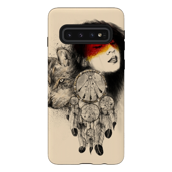 Galaxy S10 StrongFit Dream Catcher by Alwin Aves