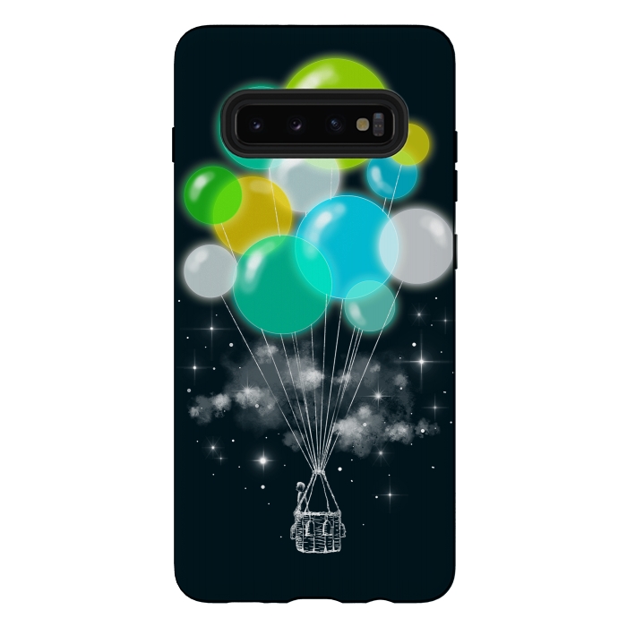 Galaxy S10 plus StrongFit Colorful Exile by Alwin Aves