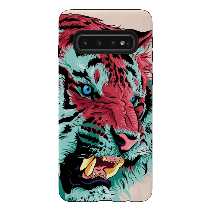 Galaxy S10 StrongFit Tiger by Roland Banrévi