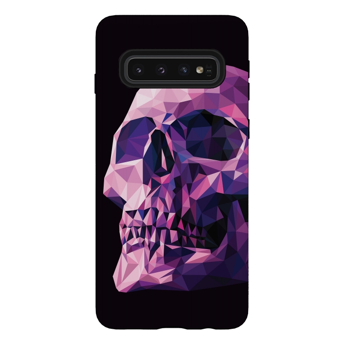 Galaxy S10 StrongFit Skull by Roland Banrévi