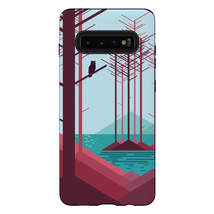 Galaxy S10 plus StrongFit The guardian of the forest by Roland Banrévi