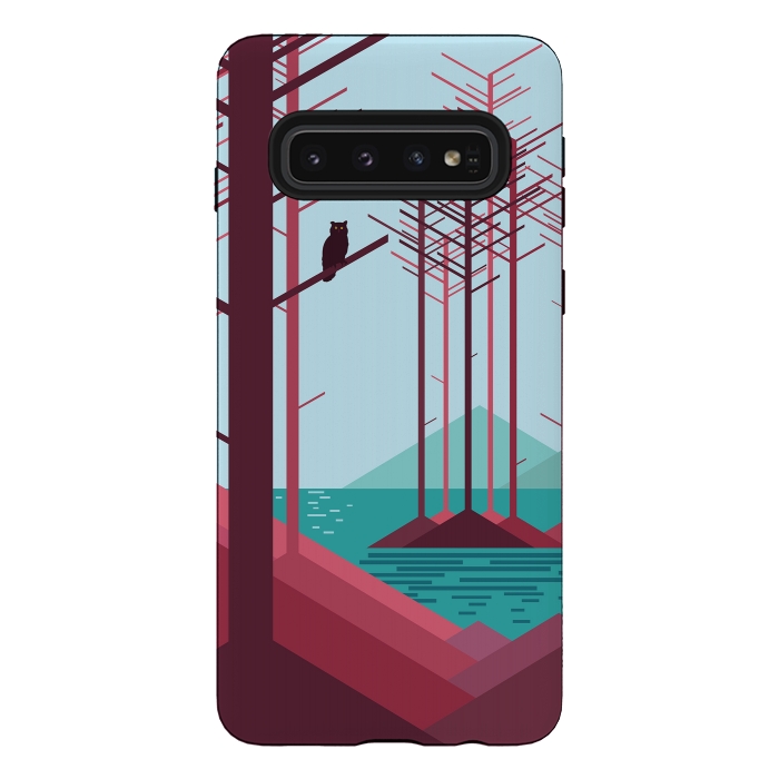 Galaxy S10 StrongFit The guardian of the forest by Roland Banrévi
