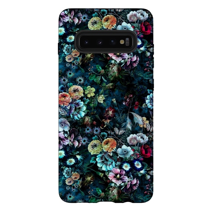 Galaxy S10 plus StrongFit Floral Pattern VIII by Riza Peker