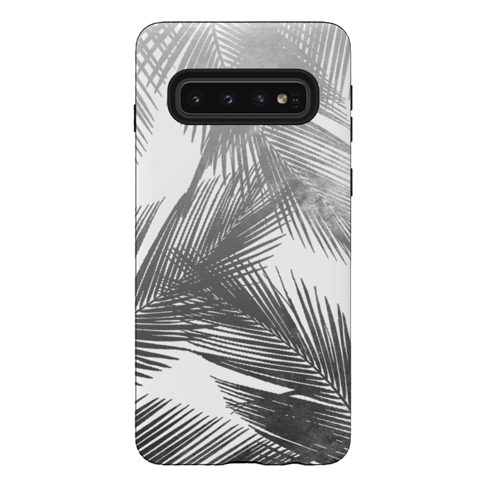 Galaxy S10 StrongFit Palms BW by Rui Faria