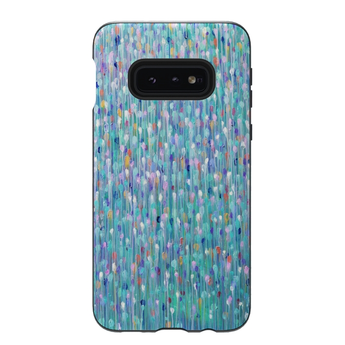 Galaxy S10e StrongFit Sparkly Water by Helen Joynson