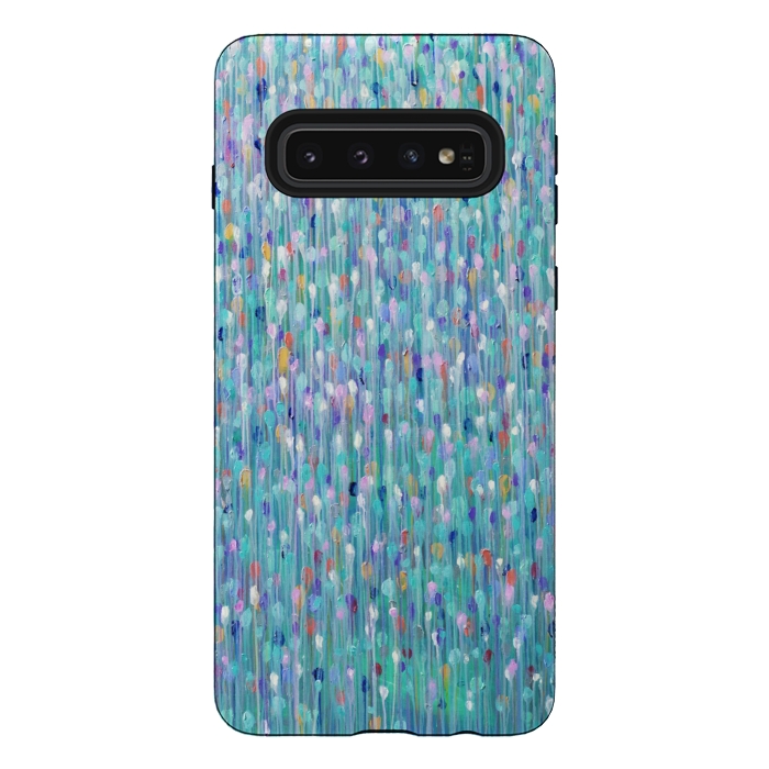 Galaxy S10 StrongFit Sparkly Water by Helen Joynson