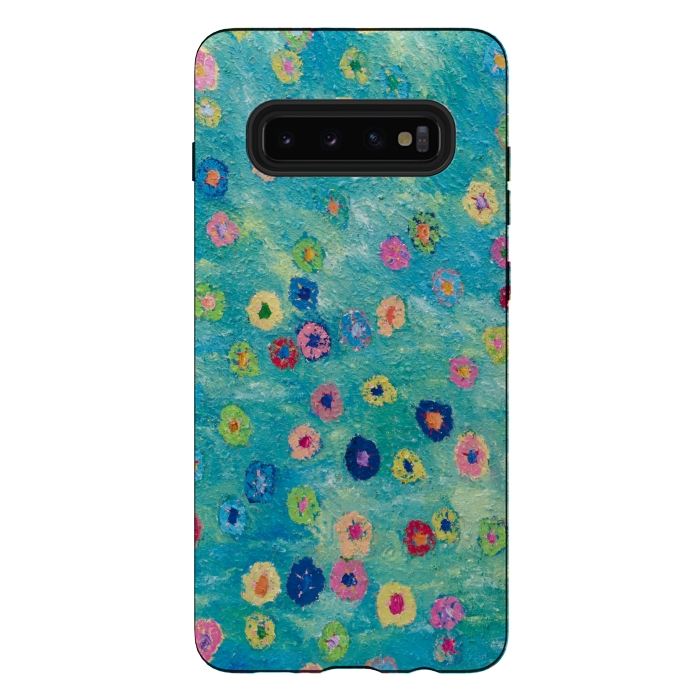 Galaxy S10 plus StrongFit Colours of Happiness by Helen Joynson