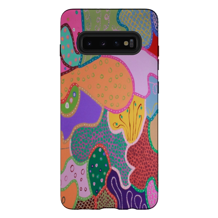 Galaxy S10 plus StrongFit Colours of Another Galaxy by Helen Joynson