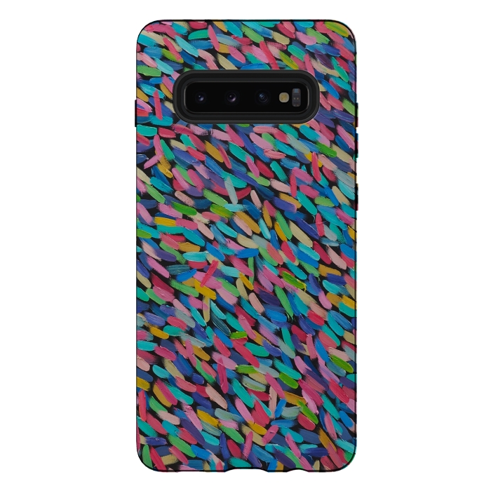 Galaxy S10 plus StrongFit Colours of the Aura by Helen Joynson