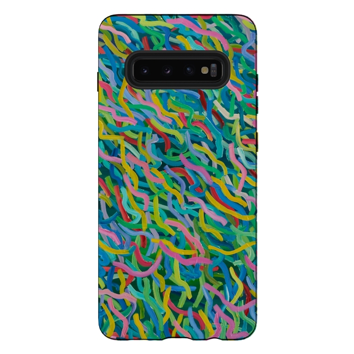 Galaxy S10 plus StrongFit Colour is Cool by Helen Joynson