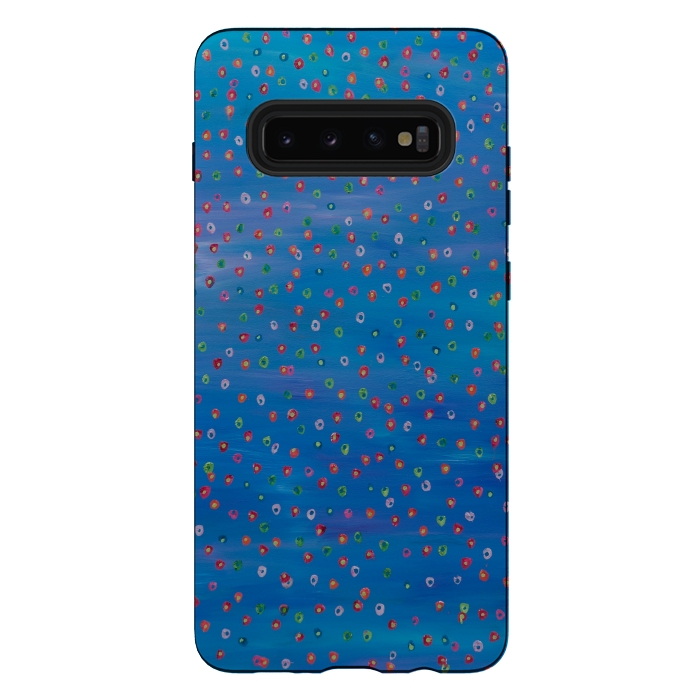 Galaxy S10 plus StrongFit Red is Charming by Helen Joynson