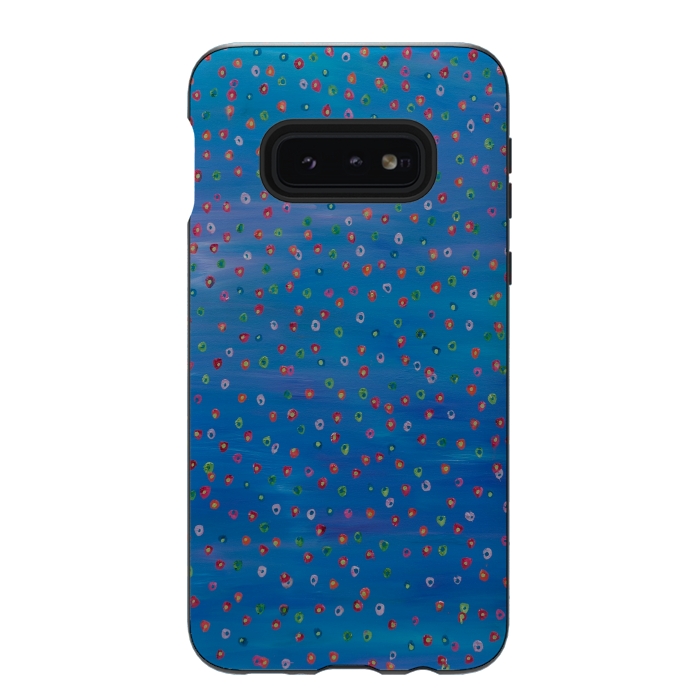 Galaxy S10e StrongFit Red is Charming by Helen Joynson