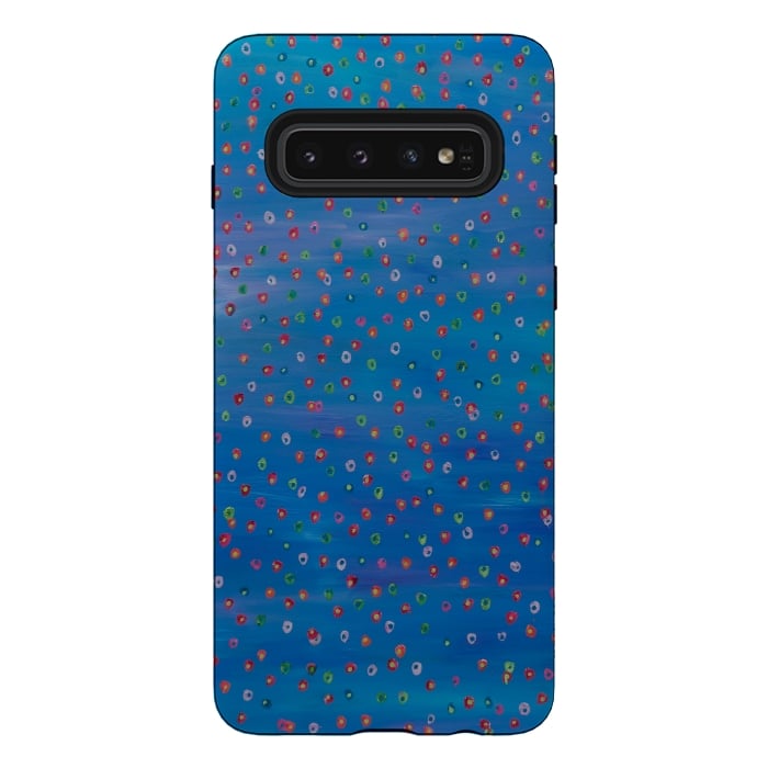 Galaxy S10 StrongFit Red is Charming by Helen Joynson