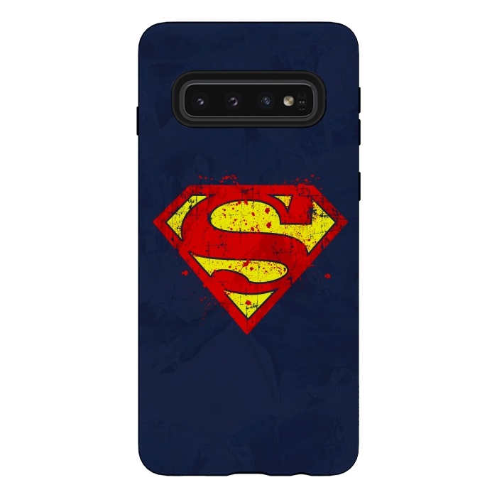 Galaxy S10 StrongFit Super Man's Splash by Sitchko