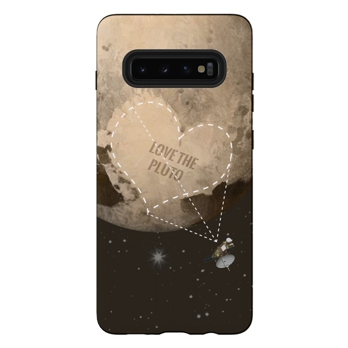 Galaxy S10 plus StrongFit Love the Pluto by Sitchko