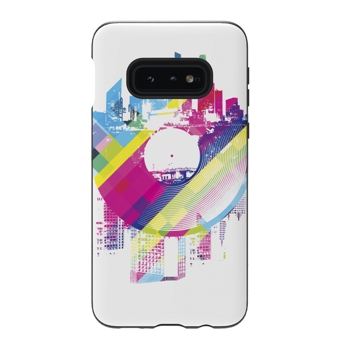 Galaxy S10e StrongFit Urban Vinyl Colorful by Sitchko