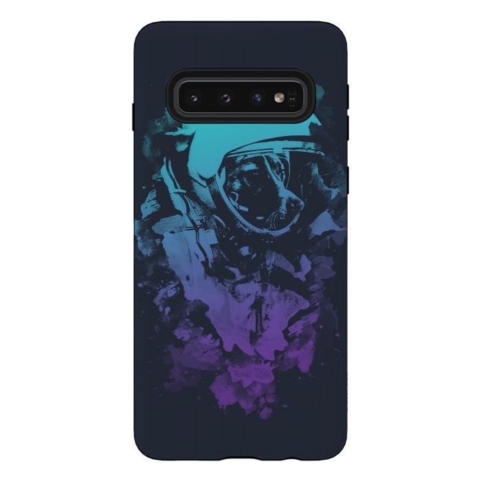 Galaxy S10 StrongFit Space Dog V2 by Sitchko