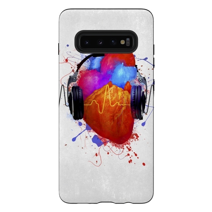 Galaxy S10 plus StrongFit No Music - No Life by Sitchko