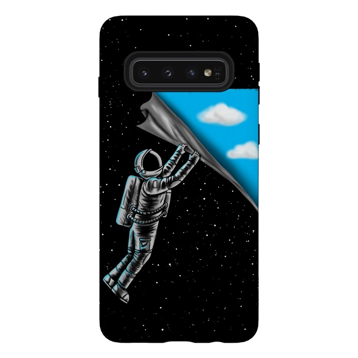 Galaxy S10 StrongFit Astronaut open the sky by Coffee Man