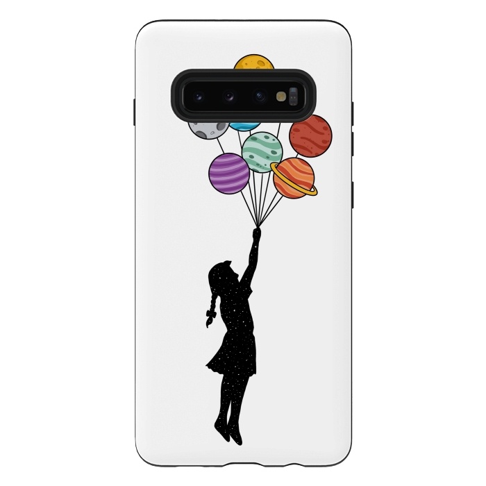 Galaxy S10 plus StrongFit Planets Balloons by Coffee Man