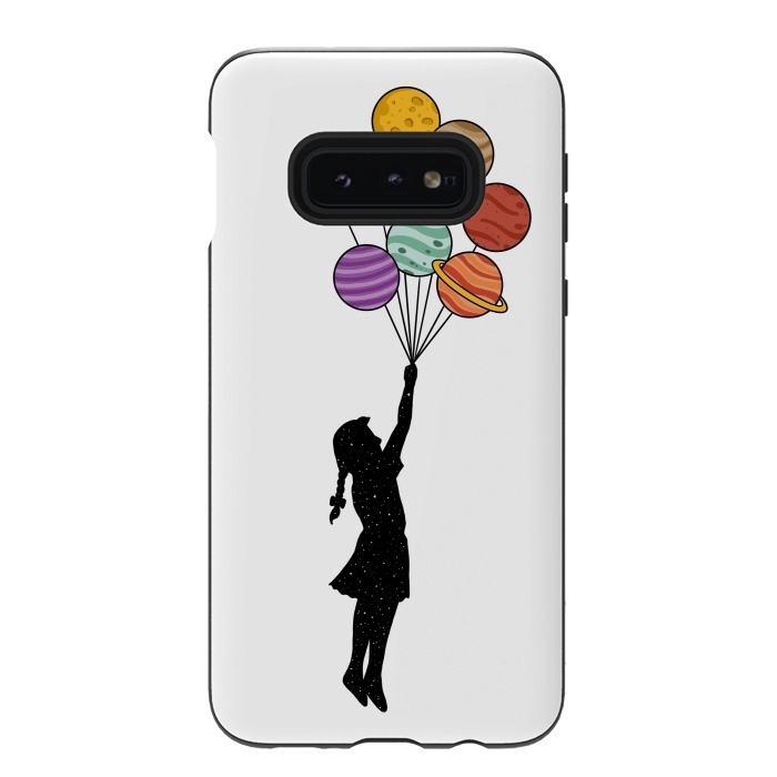Galaxy S10e StrongFit Planets Balloons by Coffee Man