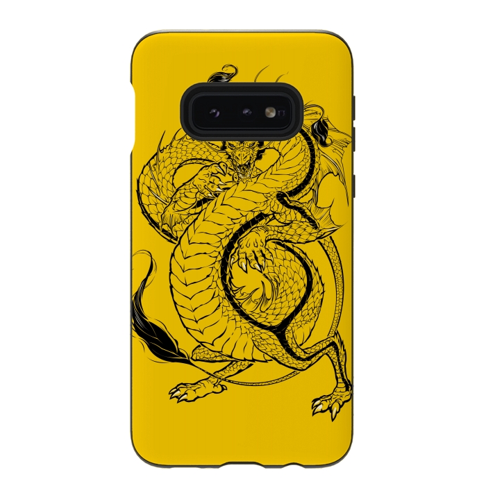 Galaxy S10e StrongFit Bruce, the Dragon by Draco